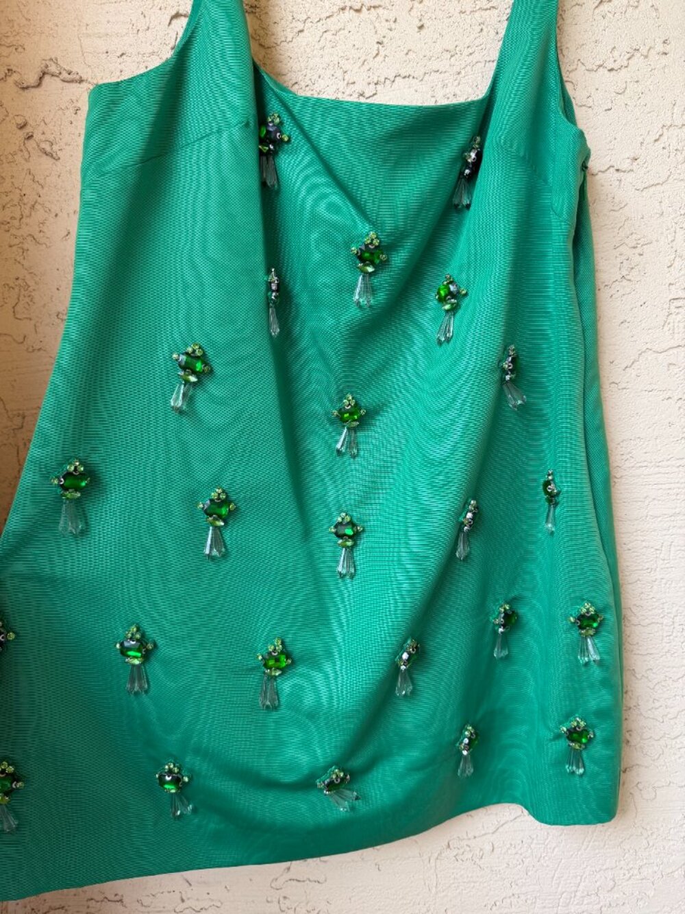 NWT Antonio Melani × The Nat Note Leonor Moire Jewel Detail Sheath Dress - Picture 5 of 9